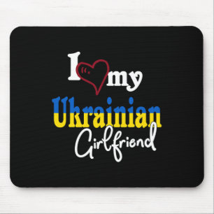 Ich liebe meine ukrainische Freundin Künstlerische Mousepad