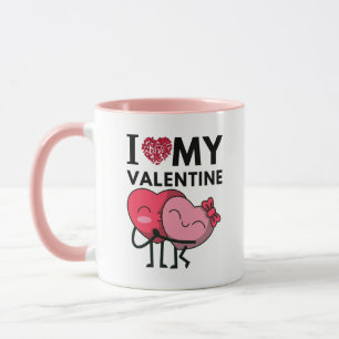 Ich Liebe meine Valentine Special Valentinstag Ges Tasse