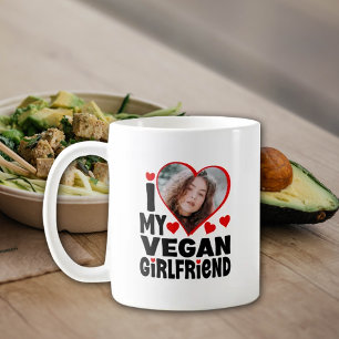 Ich Liebe meine Vegane Freundin, Valentinstag Kaffeetasse