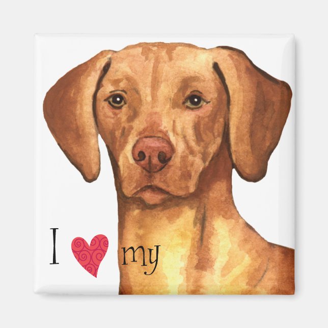Ich Liebe meine Vizsla Magnet (Vorne)