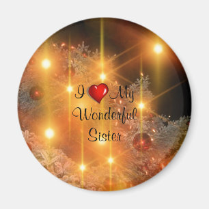 Ich Liebe meine wunderbare Schwester Magnet