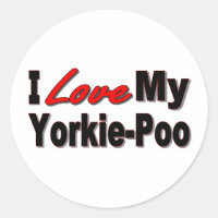 Ich Liebe meine Yorkie-Poo-Hunde Geschenke und Kle