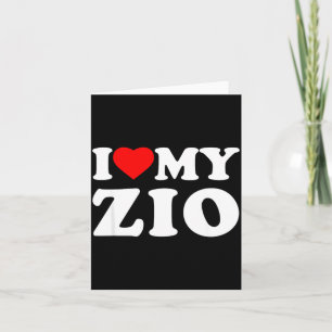 Ich liebe meine Zio-Heart-Familien-Opa Karte