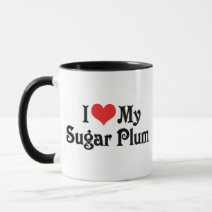 Ich Liebe meine Zuckerplatte Tasse