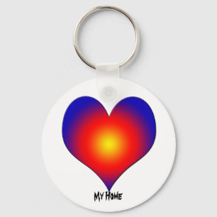 Ich Liebe meine Zuhause Schlüsselanhänger