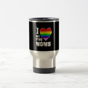 Ich Liebe meine zwei Mamas Reisebecher