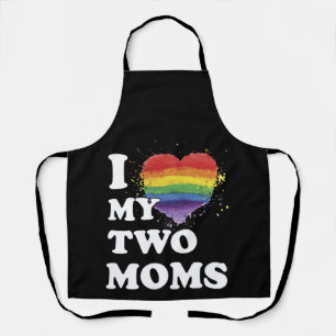 Ich Liebe meine zwei Mamas Schürze