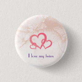 Ich Liebe meine Zwillinge Button