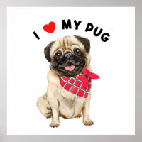 Ich Liebe meinem Mops Niedlicher Mops Welpen Hund