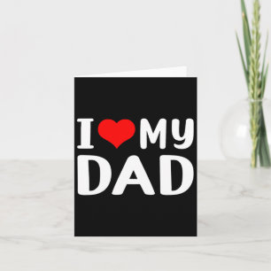 Ich Liebe meinem Vater Funny Vater &# s Day Gift  Karte