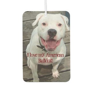 Ich Liebe meinen American Bulldog! Car Air Freshen Autolufterfrischer