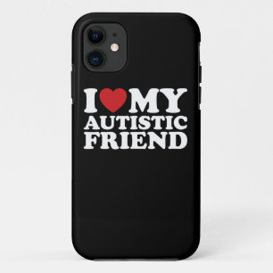 Ich liebe meinen autistischen Freund Autismus Herz Case-Mate iPhone Hülle
