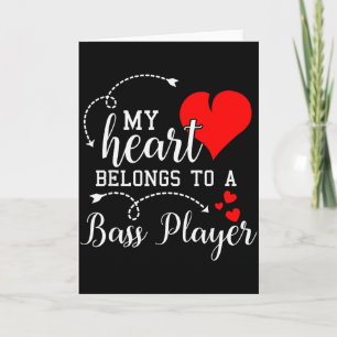Ich liebe meinen B-Spieler Ehemann Frau Geschenke Karte