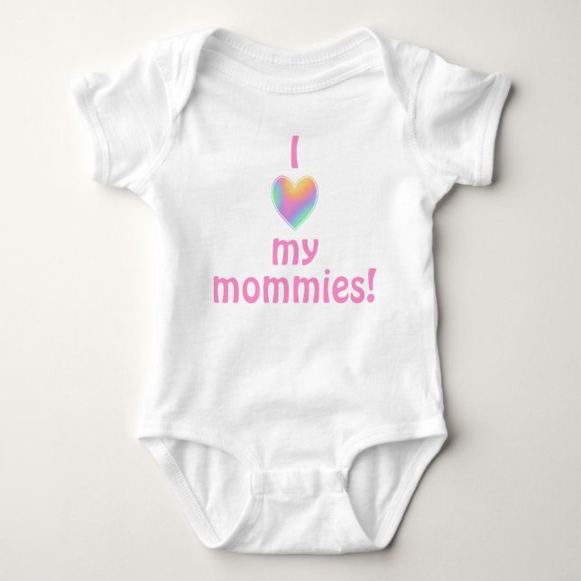 Ich Liebe meinen Baby-Bodysuit für meine Mommies Baby Strampler (Vorderseite)