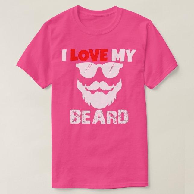 Ich Liebe meinen Bart 6 T-Shirt (Design vorne)