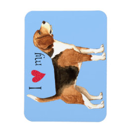 Ich Liebe meinen Beagle Magnet