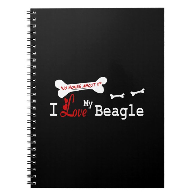 Ich Liebe meinen Beagle Notizblock (Vorderseite)