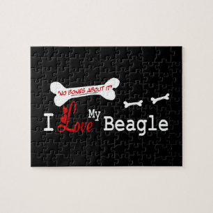 Ich liebe meinen Beagle Puzzle