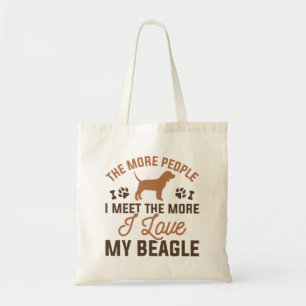 Ich Liebe meinen Beagle Tragetasche