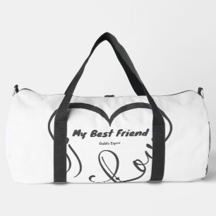 Ich liebe meinen besten Freund • Kuschel-Experte Duffle Bag