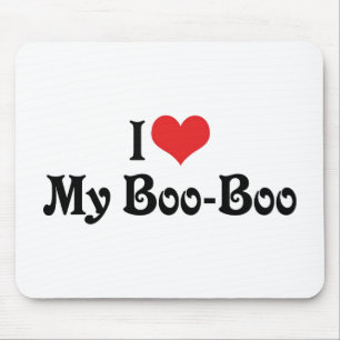Ich liebe meinen Boo Boo Mousepad