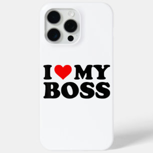 Ich Liebe meinen Boss Funny Red Heart Boss Ich hör Case-Mate iPhone Hülle