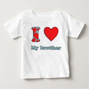 Ich Liebe meinen Bruder Baby T-shirt