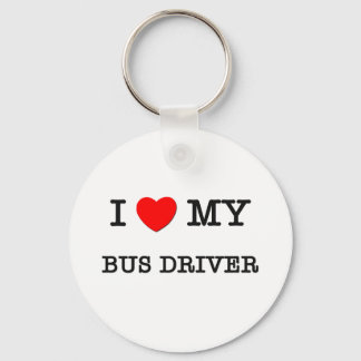 Ich Liebe meinen BUSTREIBER Schlüsselanhänger
