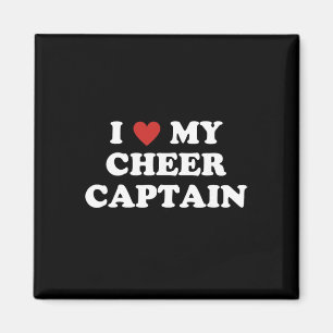 Ich liebe meinen Cheer Captain, Cheerleading Mama  Magnet
