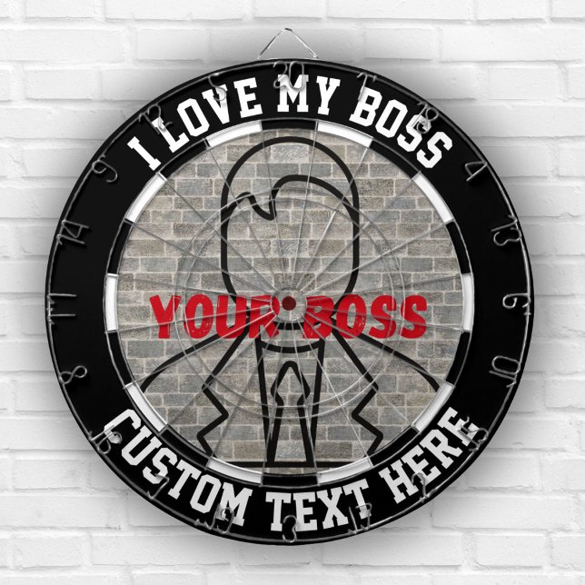 Ich Liebe meinen Chef Dart Spaß Spiel Stress Relie Dartscheibe (Von Creator hochgeladen)