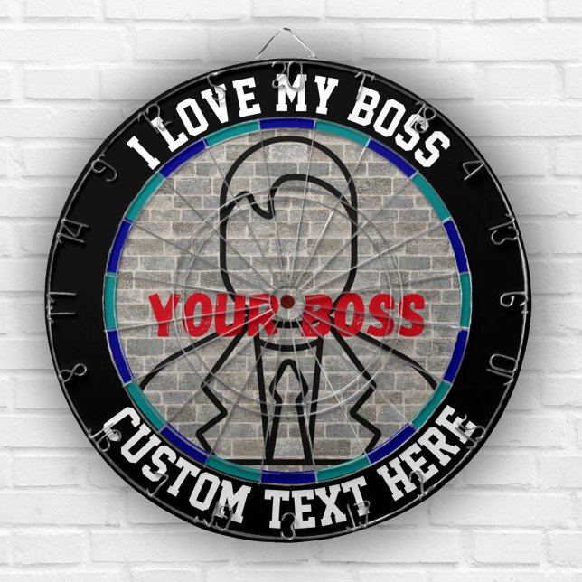 Ich Liebe meinen Chef Dart Spaß Spiel Stress Relie Dartscheibe (Von Creator hochgeladen)