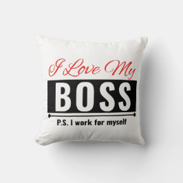 Ich Liebe meinen Chef Kissen