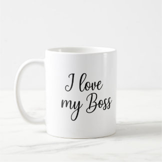 Ich liebe meinen Chef - QC geprüft Kaffeetasse