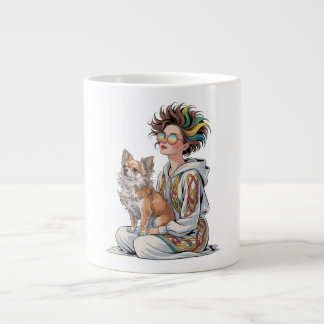 ich liebe meinen Chihuahua Jumbo-Tasse