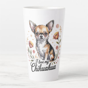Ich liebe meinen Chihuahua Milchtasse