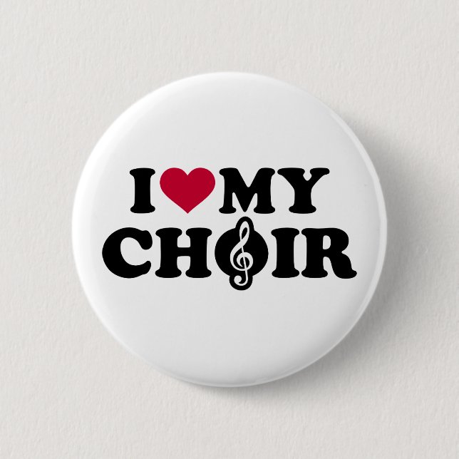 Ich Liebe meinen Chor Button (Vorderseite)