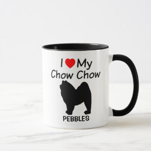 Ich Liebe meinen Chow Chow Chow Hund Tasse