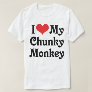 Ich liebe meinen Chunky Monkey T-Shirt