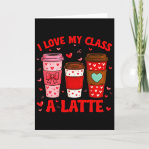 Ich liebe meinen Cl A Latte Herz Leopard Kaffee Fr Karte