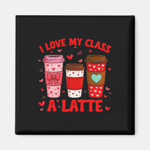 Ich liebe meinen Cl A Latte Herz Leopard Kaffee Fr Magnet