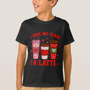Ich liebe meinen Cl A Latte Herz Leopard Kaffee Fr T-Shirt