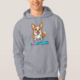 Ich liebe meinen Corgi Hoodie