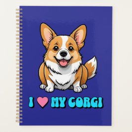 Ich liebe meinen Corgi Planer