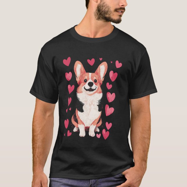 Ich liebe meinen Corgi T-Shirt (Vorderseite)