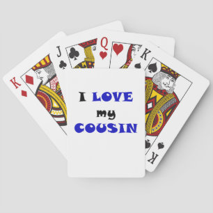 Ich Liebe meinen Cousin Spielkarten
