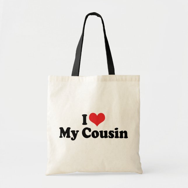 Ich Liebe meinen Cousin Tragetasche (Vorne)