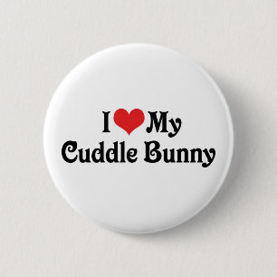 Ich Liebe meinen Cuddle Bunny Button