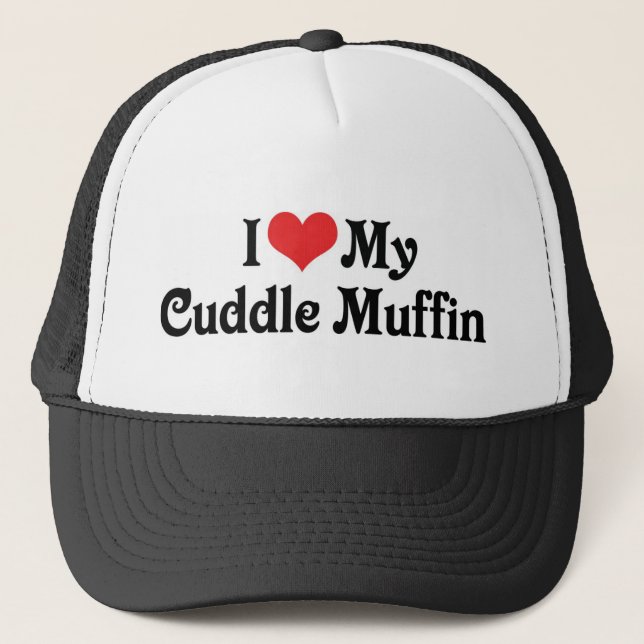 Ich Liebe meinen Cuddle Muffin Truckerkappe (Vorderseite)