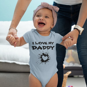 Ich liebe meinen Daddy - Baby-Body, Baby-Geschenk, Baby Strampler