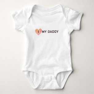Ich Liebe meinen Daddy Baby Strampler